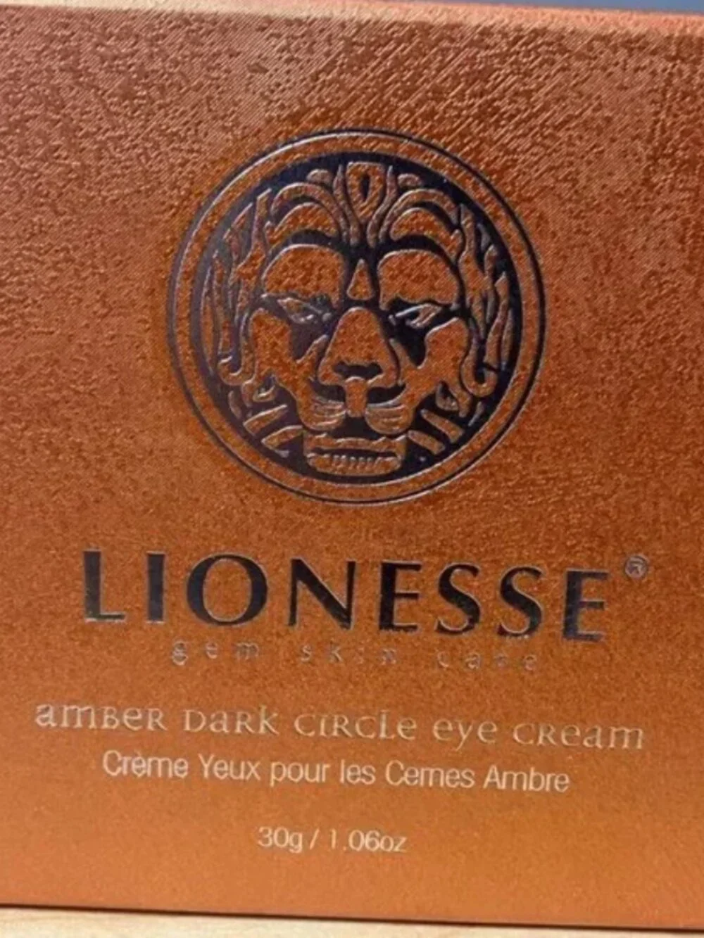 LIONESSE AMBER DARK CIRCLE EYE CREAM-REDUCES DARK CIRCLES- 1.06 fl oz / 30 g-NEW